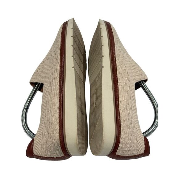 COBB HILL WOMEN’S CAMRYN SLIP-ON LOAFER. VANILLA KNIT. - Picture 5 of 10